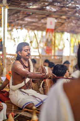 Priest performing Vedic chanting